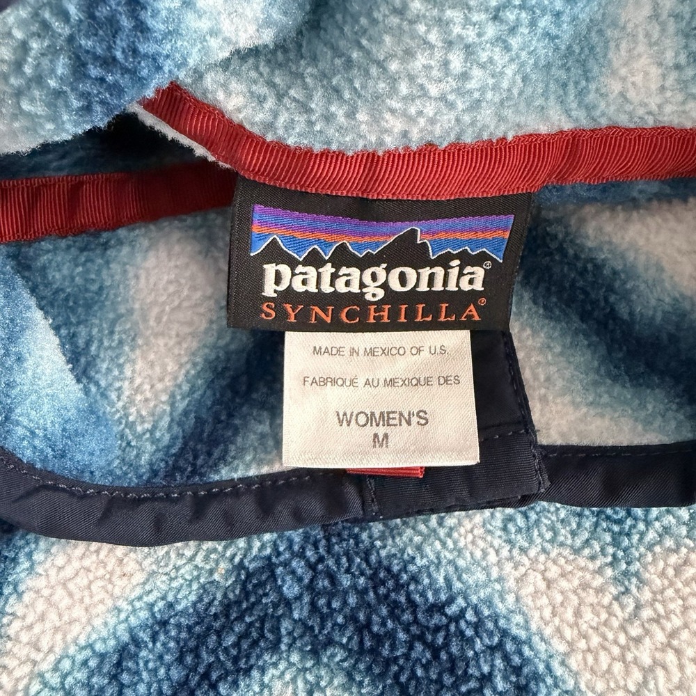Patagonia Lightweight Synchilla Snap T Fleece Pullover Womens M Aztec Gorpcore - Picture 2 of 9
